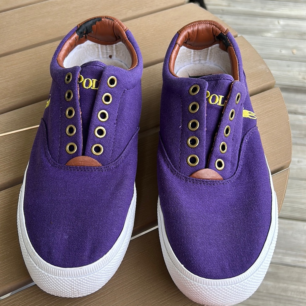 COPY - Ralph Lauren Polo purple tennis shoes sz  8.5